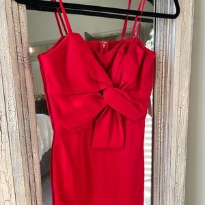 Red Mystic mini dress